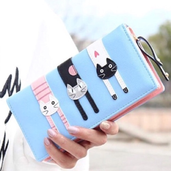 Handbags - Two sided kitty wallet